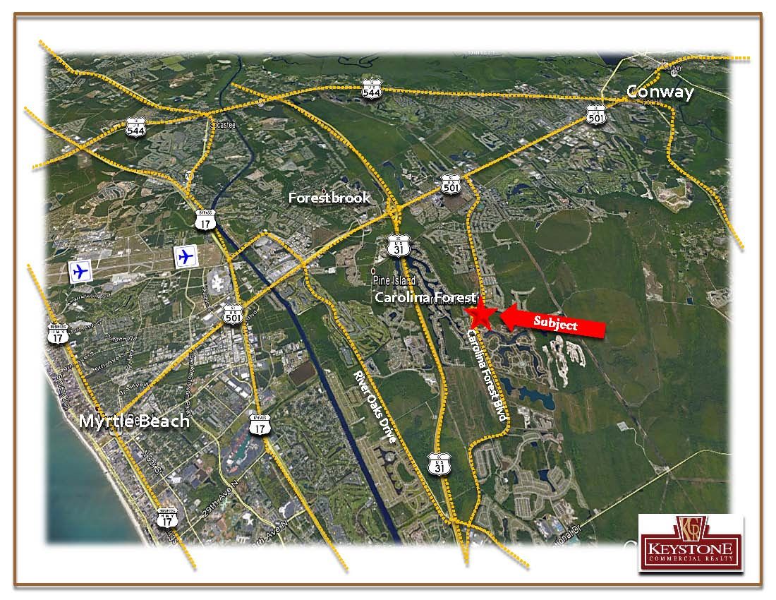 Seabreeze Lot-1 Acre Professional Park Lot-For Sale-Myrtle Beach, SC: Surgeons Dr, Myrtle Beach, SC 29579